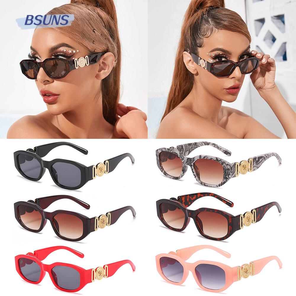 BSUNS Kính Mát Nữ Gọng Nhỏ Phong Cách Steampunk