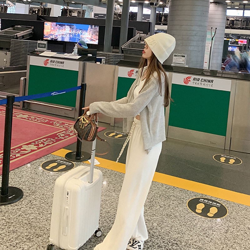 Áo Khoác cardigan Dệt Kim Tay Dài Dáng Rộng Phong Cách Hàn Quốc Thời Trang Thu Đông Mới