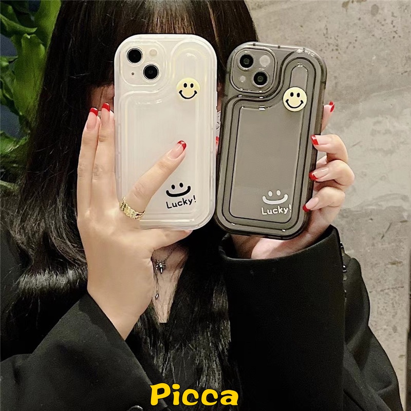 Ốp Điện Thoại Hình Mặt Cười Dễ Thương Cho IPhone 7plus XR 7 8 Plus 11 11 12 14 13 Pro MAX X XS MAX SE 2020