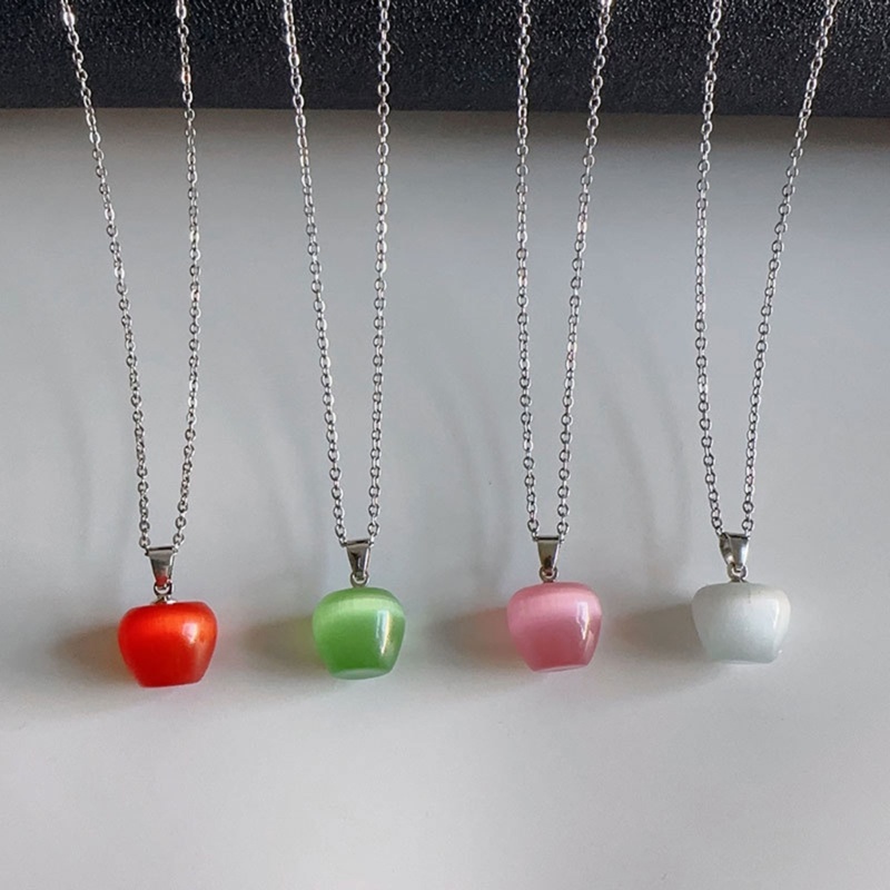 Dây Chuyền Hợp Kim Mặt Hình Quả Táo Thời Trang Cho Nữ
