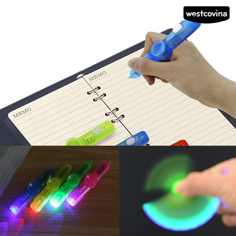 [WSTN]✎Bút Bi Gắn Đèn Giúp Giảm Căng Thẳng