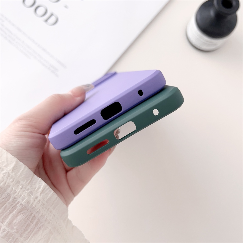 Ốp Điện Thoại Silicon Mềm Có Nắp Trượt Bảo Vệ Camera Cho Xiaomi Redmi Note 12 4G 12Pro 12C 11A 10C 12T 11T X5 M4 Pro