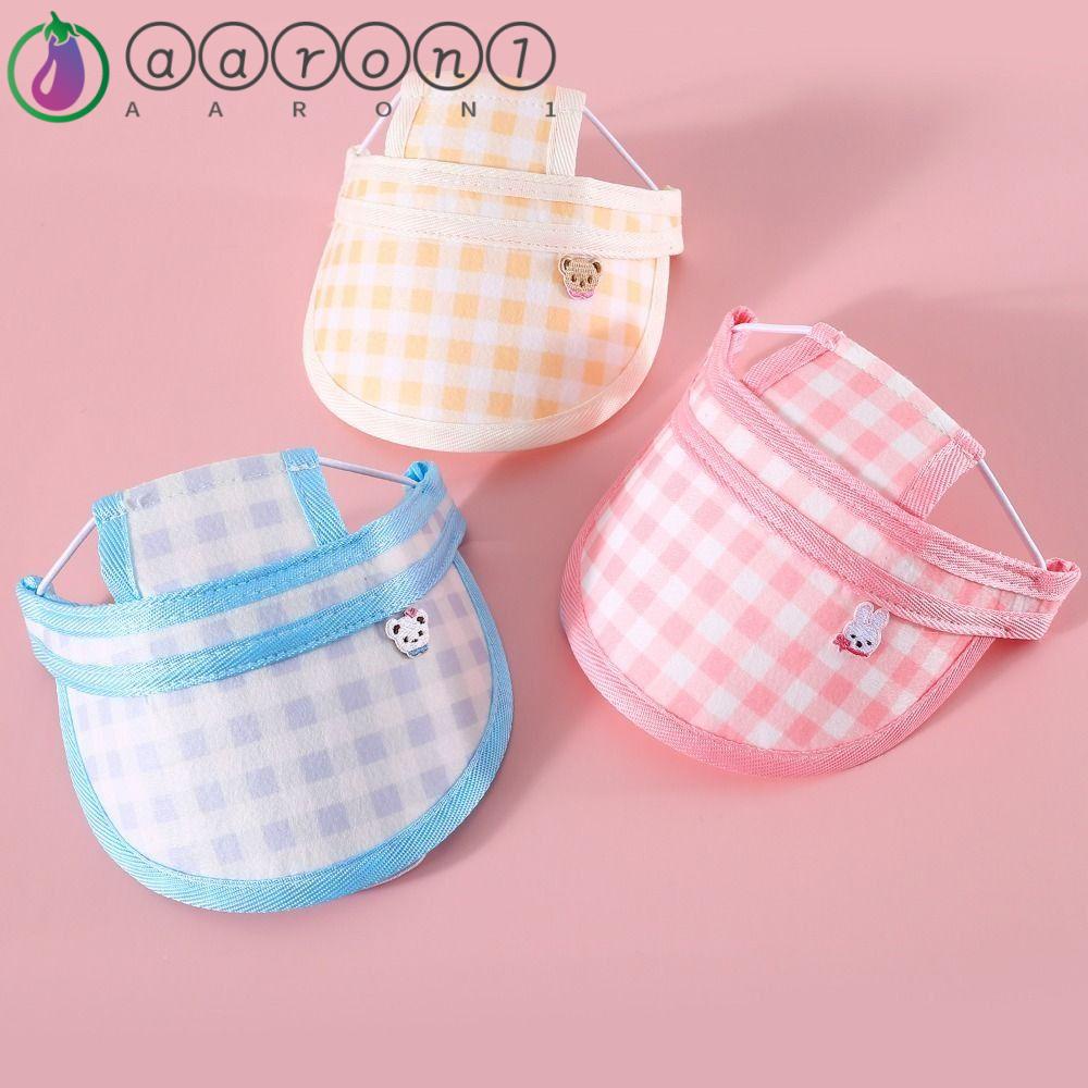 AARON1 Mũ Bóng Chày Chống Mài Mòn Có Lỗ Tai Có Thể Điều Chỉnh Cho Thú Cưng