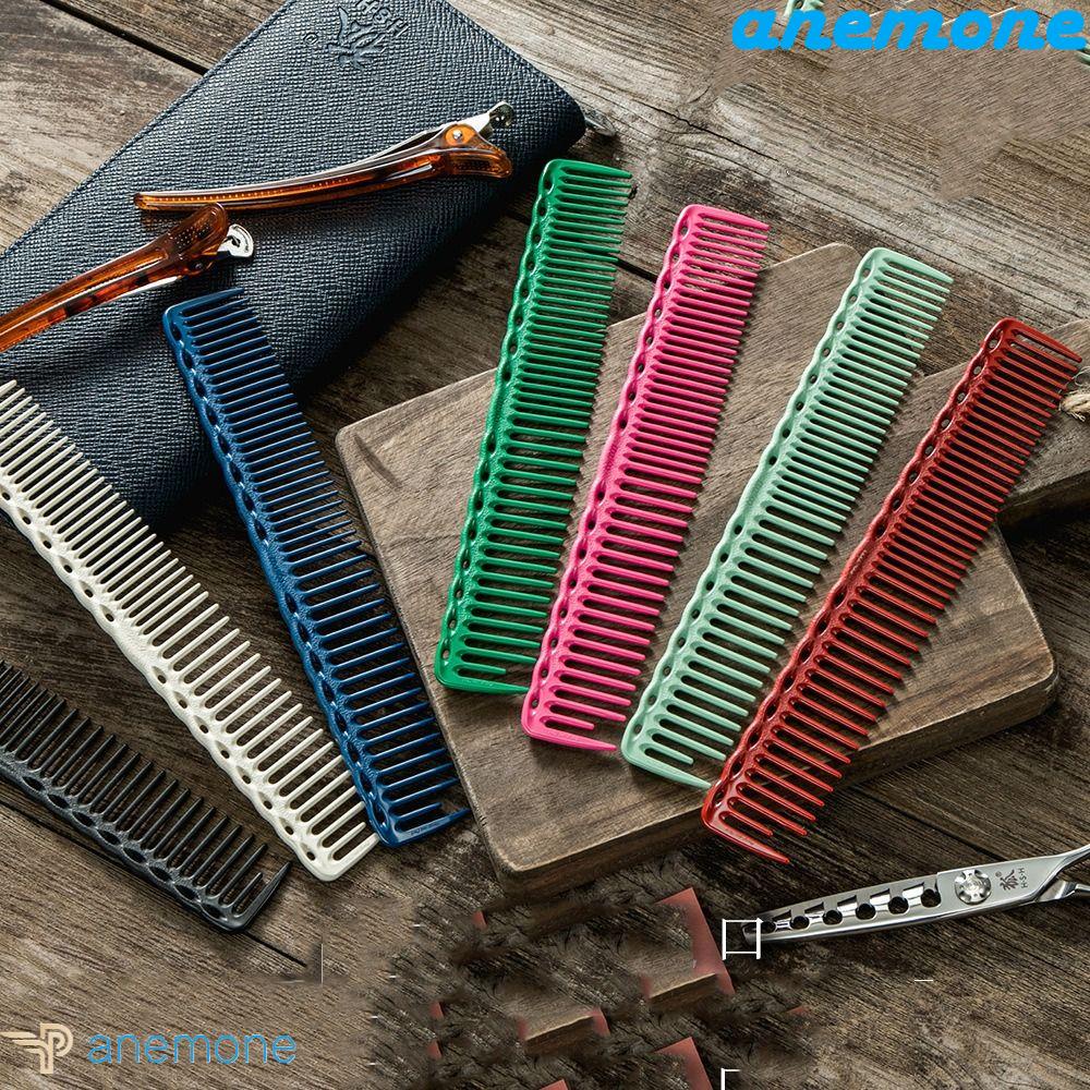 ANEMONE Lược Chải Tóc Chống Trượt Bằng Nhựa Resin Chuyên Dụng Cho Salon