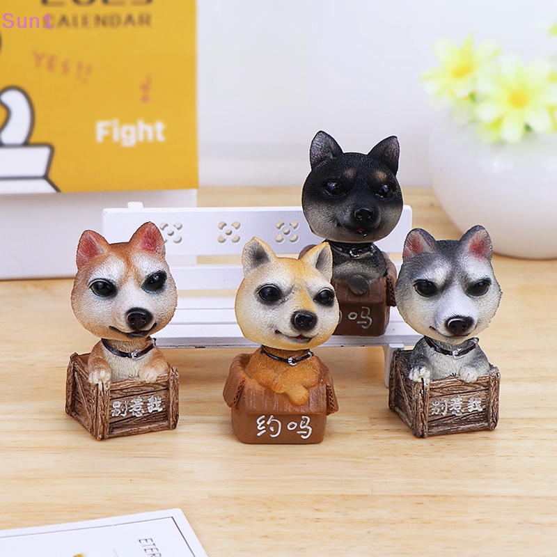 Sun1 &gt; Đồ Chơi Búp Bê Lắc Đầu Hình Chú Chó Dễ Thương Trang Trí Nội Thất Xe Hơi