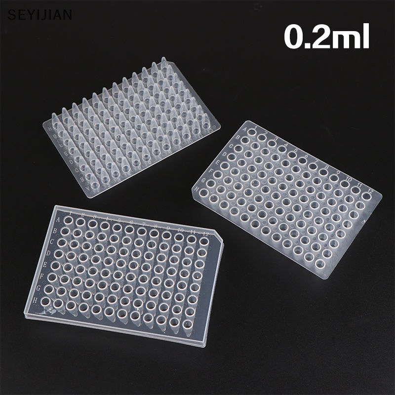 Sey 96-well PCR Tấm Microplates PCR Dạng Ống Trong Suốt Không Độc Hại 0.2ml JAN