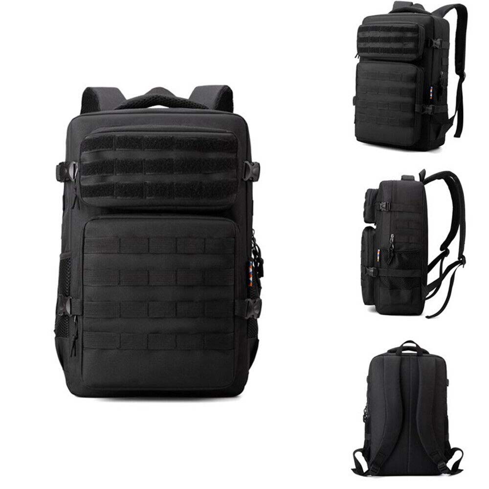 45L Army Military Outdoor School Camping Travel Attack Tactical Backpack Bag Trekking Hiking sport Beg Tentera