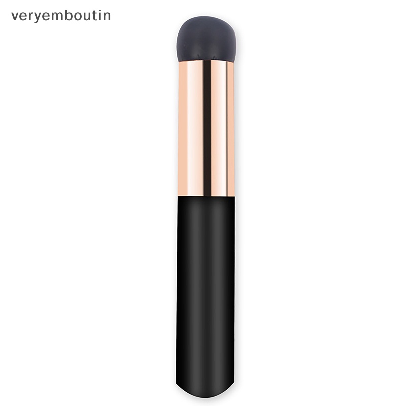 Cọ Trang Điểm Đầu Tròn Bằng Silicon Mềm Đa Năng Chống Bụi