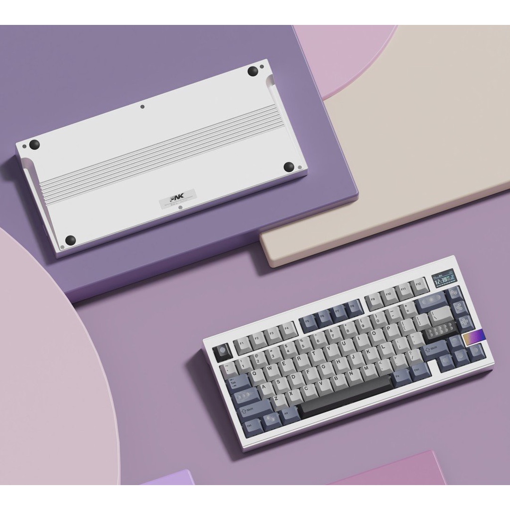 Bàn phím cơ KIT Finalkey V81 Plus khung nhôm CNC màn hình TFT 3 mode kết nối