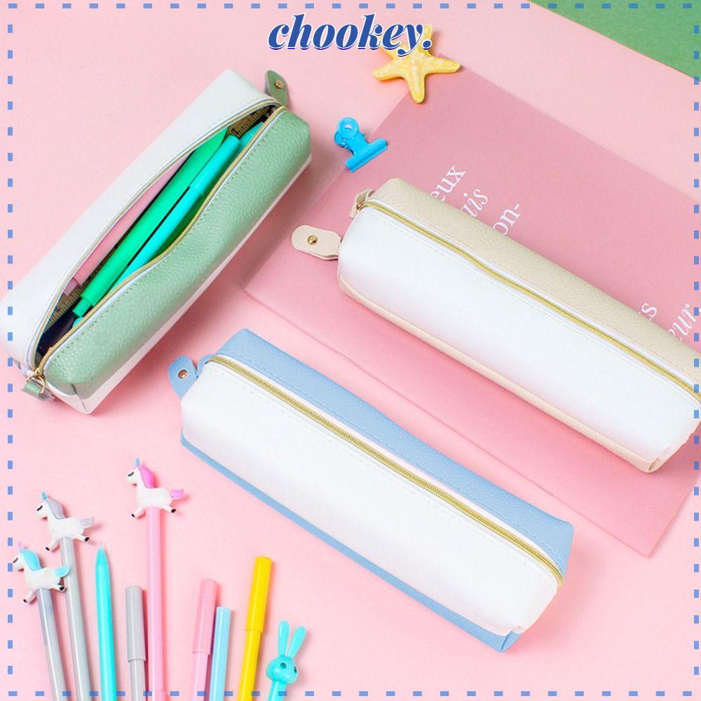 CHOOKEY Túi Đựng Bút Thiết Kế Mới Cao Cấp Tiện Lợi Dễ Sử Dụng