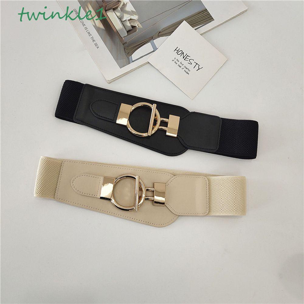 TWINKLE Thắt Lưng Da PU Thiết Kế Đục Lỗ Thời Trang Mùa Hè Cho Nữ