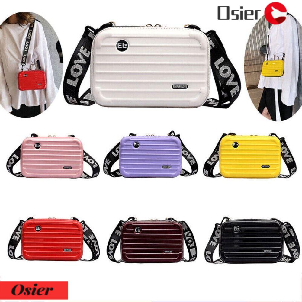 OSIER1 Túi Đeo Chéo Đựng Điện Thoại / Mỹ Phẩm Vỏ Cứng Mini Dành Cho Đi Du Lịch