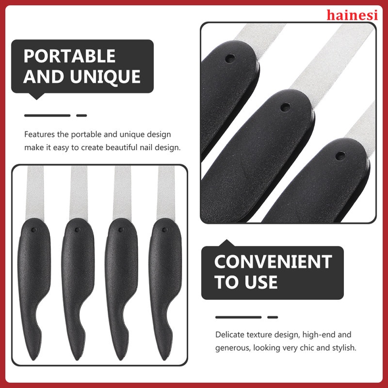 Set 8 Dụng Cụ Dũa Móng Tay Bằng Thép Không Gỉ Tiện Lợi Du Lịch Miss hainesi.vn