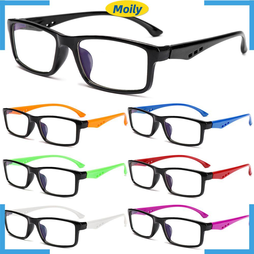 MOILYVN Kính Mát Gọng Siêu Nhẹ Chống Ánh Sáng Xanh Phong Cách Vintage Thời Trang Cho Nam Nữ