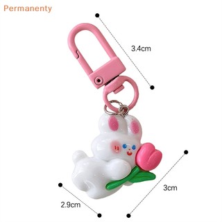 Móc Khóa Hình Thỏ Mini Dễ Thương