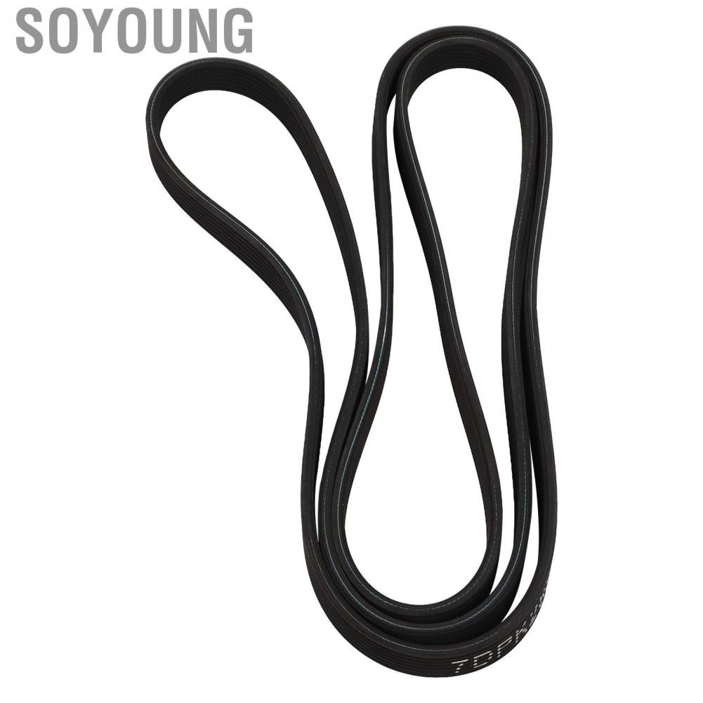 Soyoung Car Serpentine Drive Belt 7PP903137  7DK2880Rubber Accessories Replacement for Porsche Cayenne
