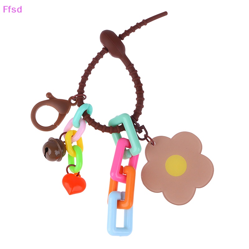 {Ffsd} Móc Khóa Điện Thoại Di Động Mặt Hình Đám Mây Và Hoa Nhiều Màu Sắc Trang Trí Xe Hơi * Bán Chạy Cho Nữ