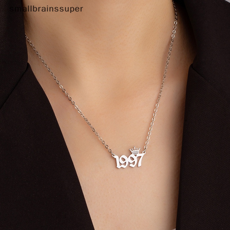 Vòng cổ Mặt Hình Vương Miện Năm Mới 1980 Đến 2019 Dành Cho Nữ