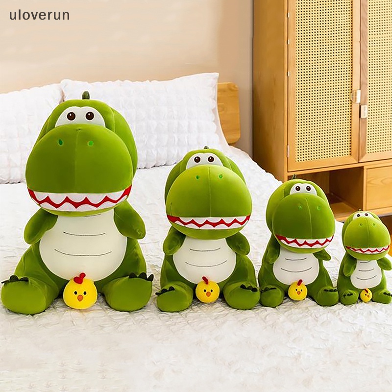 Uloverun 1 Đồ chơi nhồi bông Hình Chú Gà / Khủng Long Đáng Yêu Mềm Mại Trang Trí Phòng Ngủ