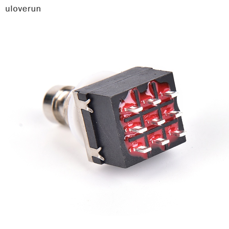 Uloverun Hộp Đựng Phơ Đàn Guitar 1x 9-pin 3PDT Bằng Kim Loại Tiện Dụng