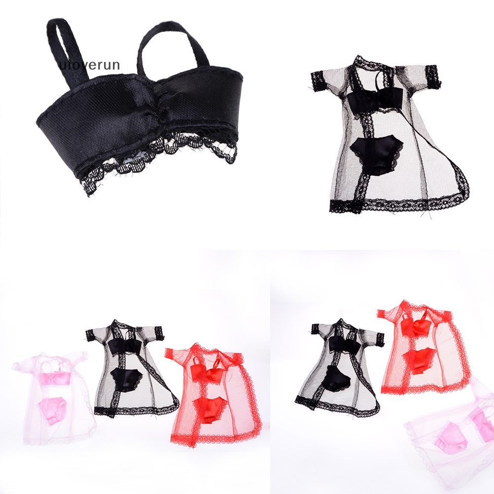 1 Bộ 3 Món Đồ ngủ Phối Ren Xinh Xắn Cho Búp Bê  Vn vn vn