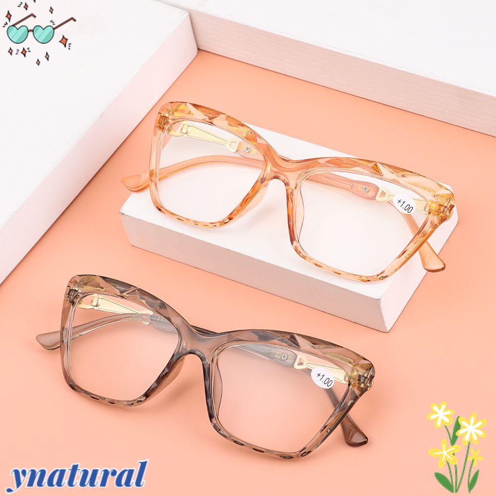 YNATURAL Kính Đọc Sách Gọng Siêu Nhẹ Phong Cách Vintage Thanh Lịch
