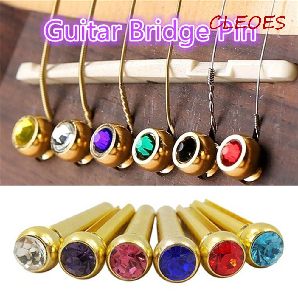 CLEOES Bộ 2 Cây Ghim Đàn Bằng Đồng Thau Nhiều Màu Sắc