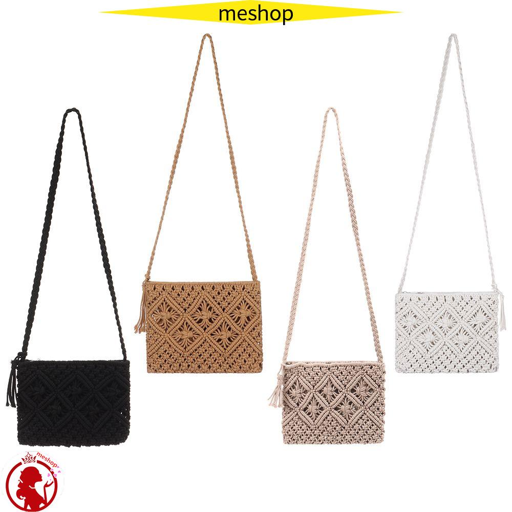 ME Túi Xách Đan Lát Phong Cách Bohemian Xinh Xắn Cho Nữ