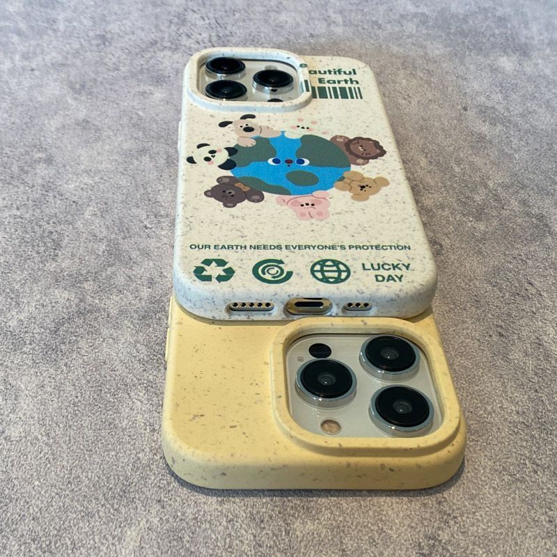 Ốp Điện Thoại Mềm Họa Tiết Chú Cún / Thỏ / Hành Tinh Dễ Thương Dành Cho Iphone 13 78 max 14 Pro 1112