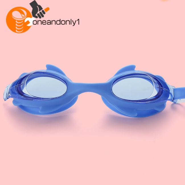1 Cặp Kính Bơi Silicone Chống Sương Mù Độ Nét Cao Nhiều Màu Tùy Chọn Cho Bé