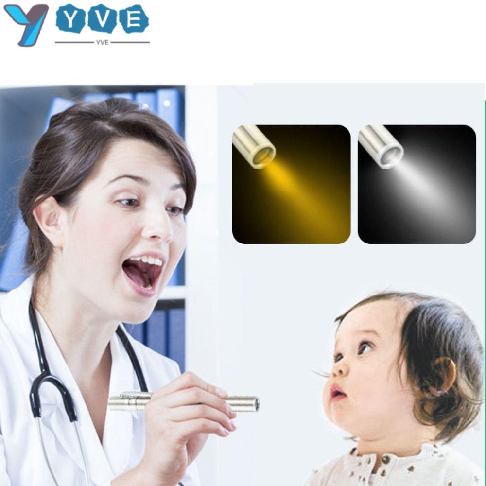 YVE Đèn Pin Mini Bỏ Túi, Ánh Sáng Trắng, Sạc USB