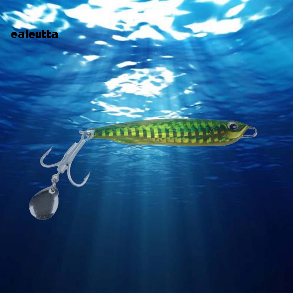 Mồi Giả Câu Cá 3D Bằng Kim Loại 30g / 75cm