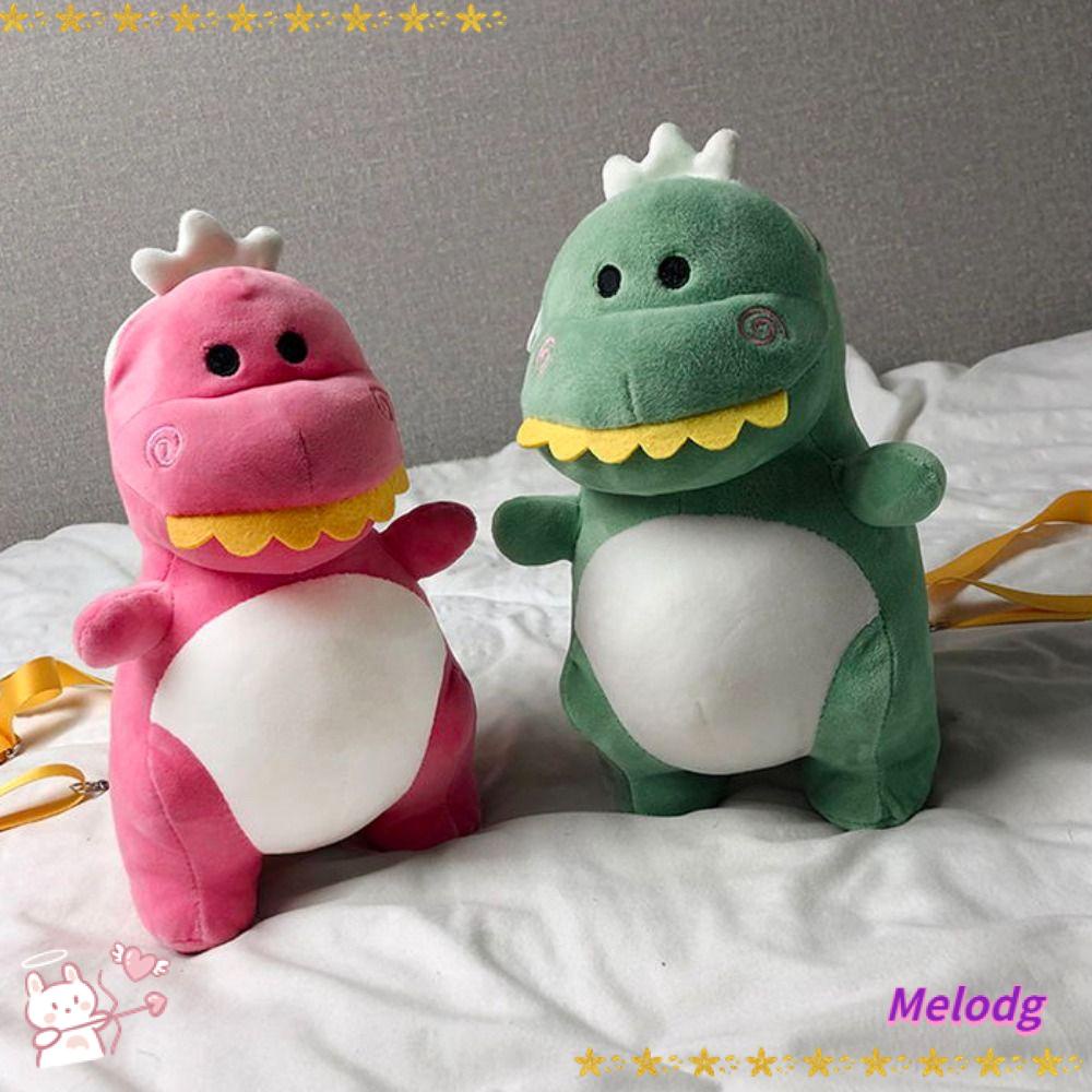 MELODG Túi Đeo Chéo Hình Khủng Long Hoạt Hình Nhồi Bông Đáng Yêu