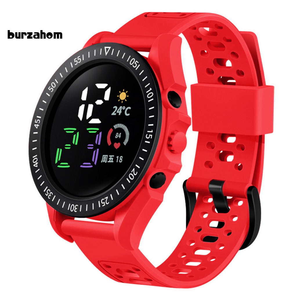 Đồng Hồ Điện Tử Màn Hình LED Dây Silicone Chống Nước Thoải Mái Cho Bé