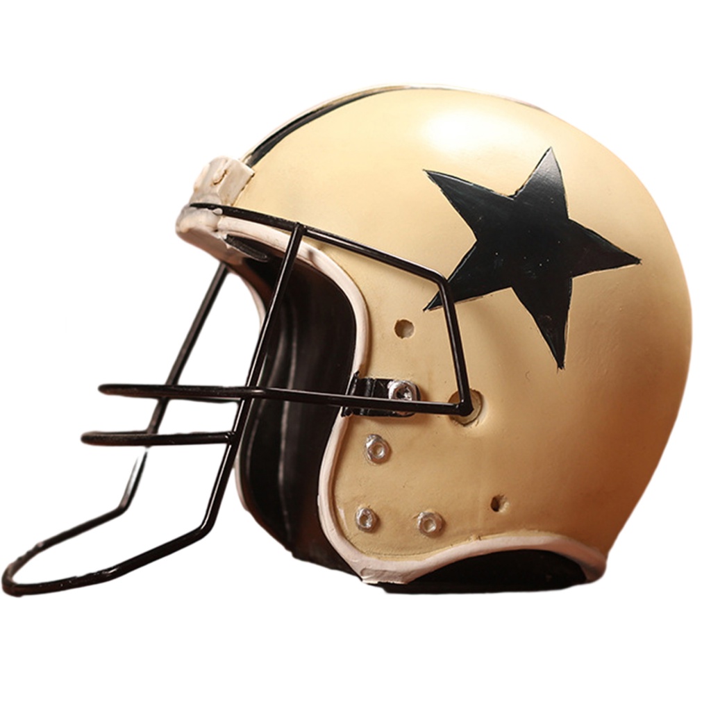 Mô Hình Mũ Bóng Bầu Dục Bằng Nhựa Resin Thân Thiện Với Môi Trường Trang Trí Nhà Cửa Kiểu Vintage Đẹp Mắt