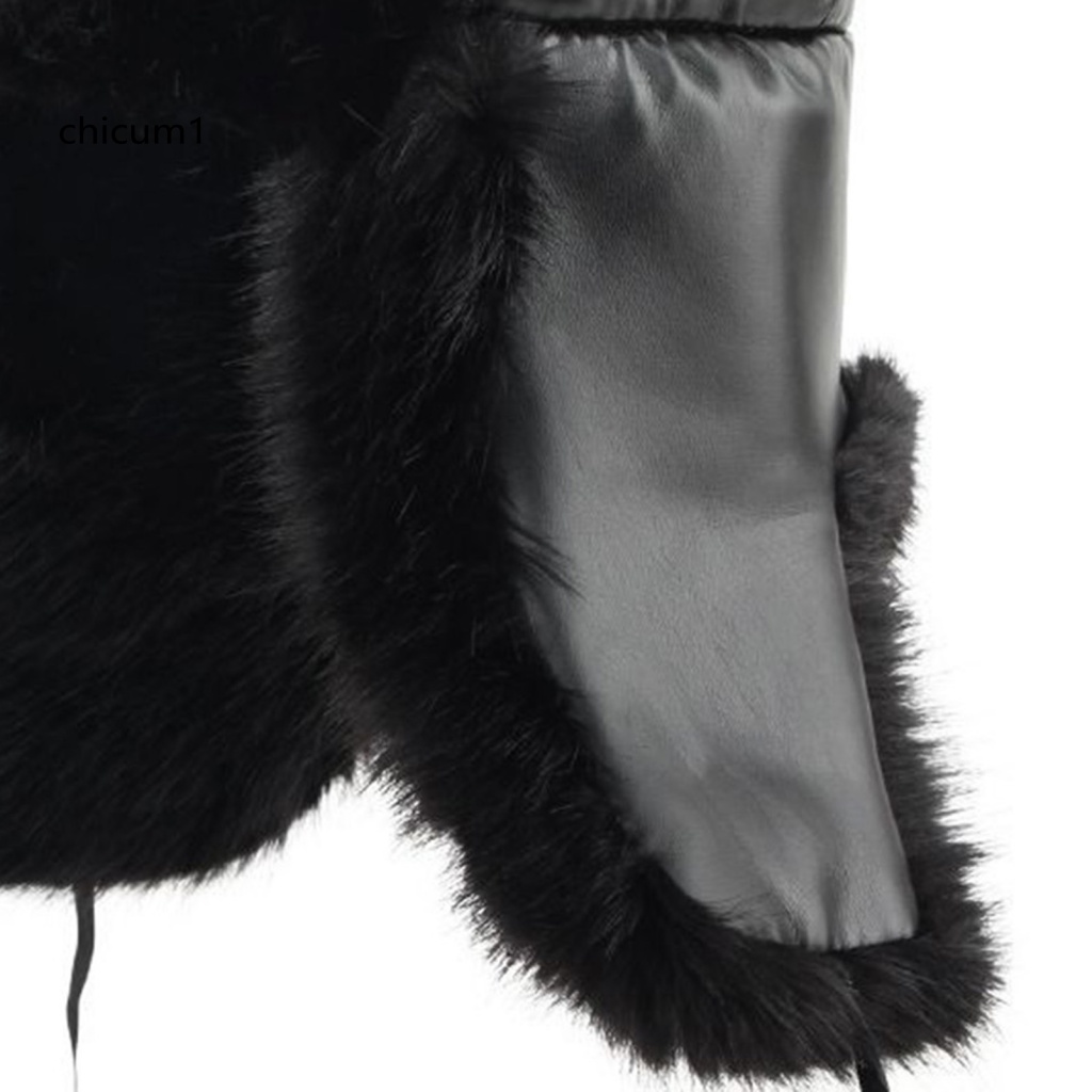 Mũ Che Tai Giữ Ấm Mùa Đông Mềm Mại Thân Thiện Với Làn Da Chống Gió Màu Trơn Dành Cho Nam Nữ