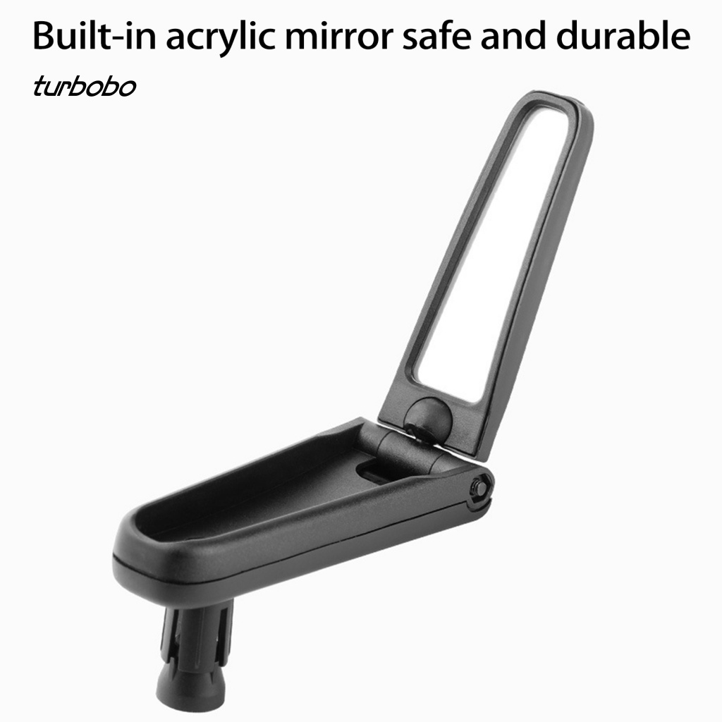 Gương Chiếu Hậu Bằng Acrylic Chống Thấm Nước Tùy Chỉnh Góc Độ Tiện Dụng Cho Xe Đạp MTB