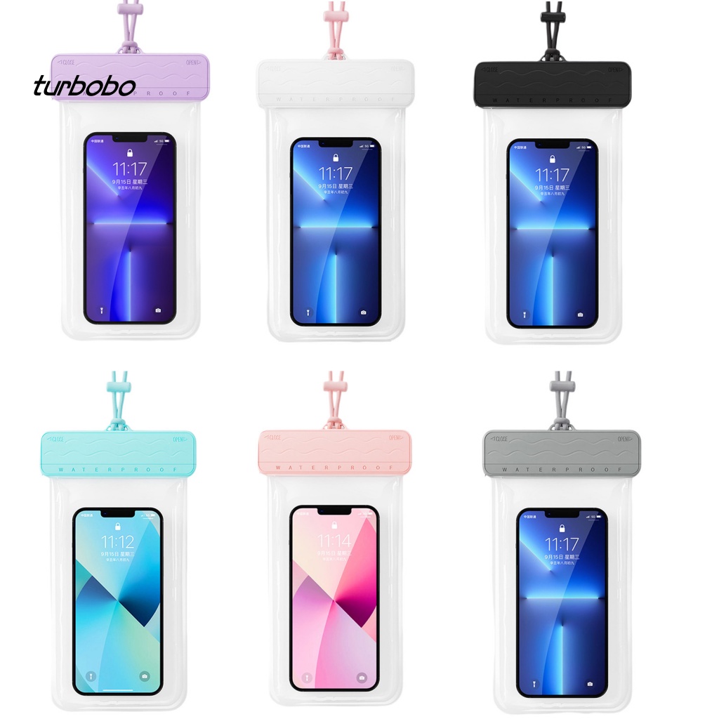 Túi Đựng Điện Thoại Trong Suốt Chống Nước Có Thể Điều Chỉnh Được Màn Hình Cảm Ứng IPX8
