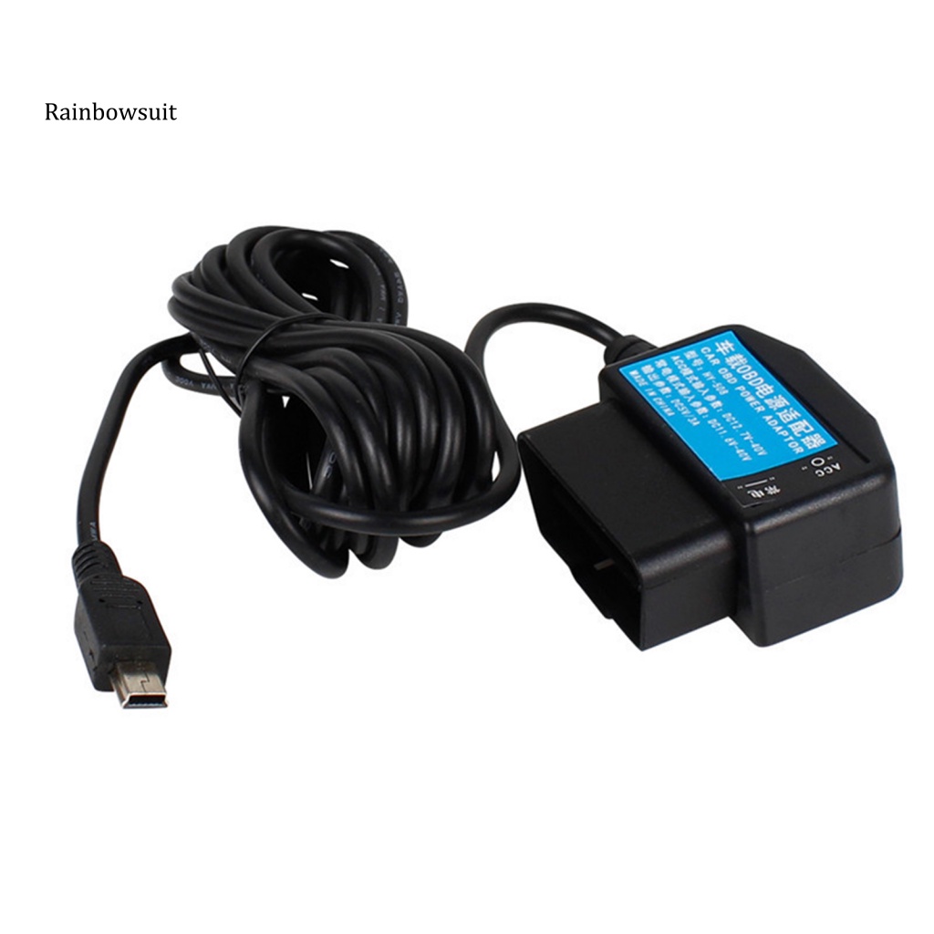 Dây Cáp Chuyển Đổi Bộ Điều Hợp Tẩu Sạc Xe Hơi OBD Hiệu Suất Cao Màu Đen