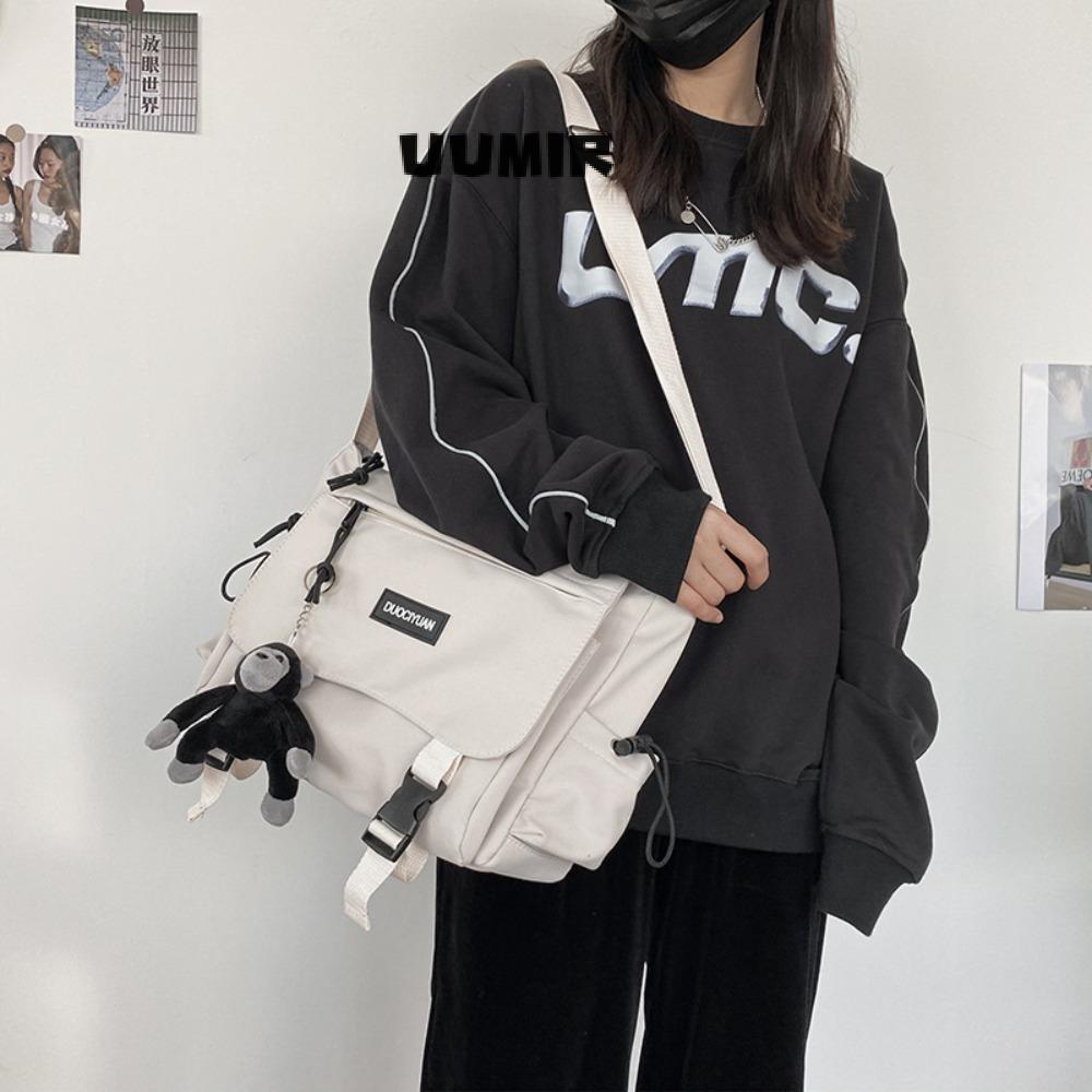 UUMIR Dây Nylon Đeo Cổ Chất Lượng Cao ​Túi Xách Cỡ Lớn Màu Trắng Đen Thời Trang Cho Nữ