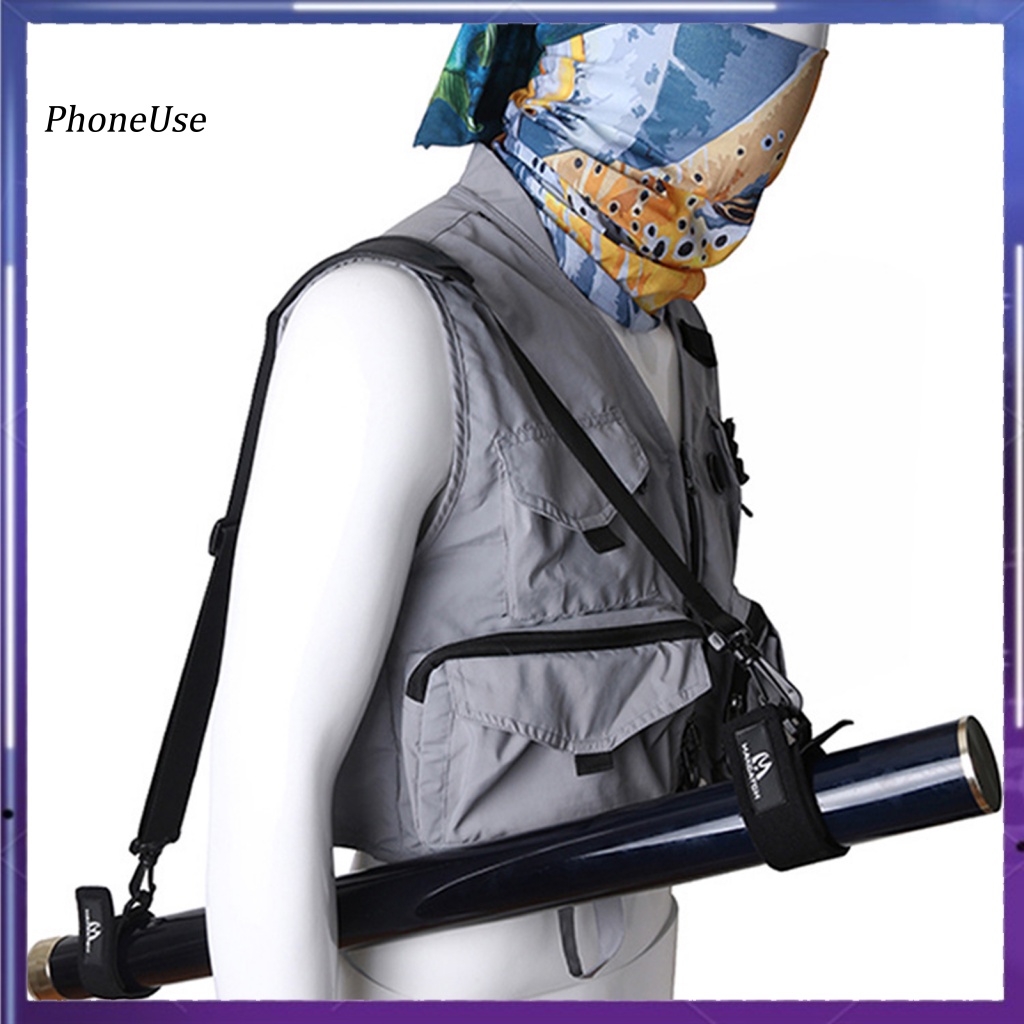 Dây Đeo Cần Câu Cá Bằng PU Có Thể Điều Chỉnh Tiện Lợi