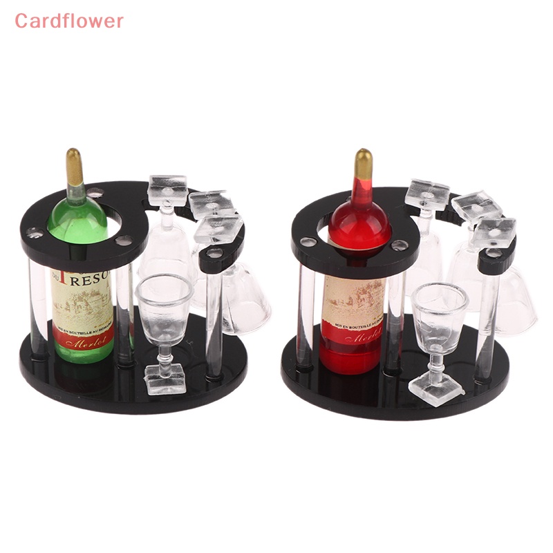 Bộ Đồ trang trí Chai Rượu Mini Trang Trí Nhà Búp Bê Tỉ Lệ 1: 12 Mới