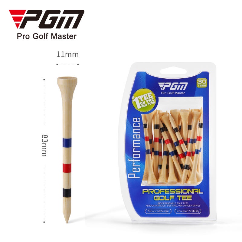 PGM 30pcs Golf tre TEE điều chỉnh chiều cao bóng móng tay dài và ngắn cầu thang golf nguồn cung cấp sâu đánh dấu tee