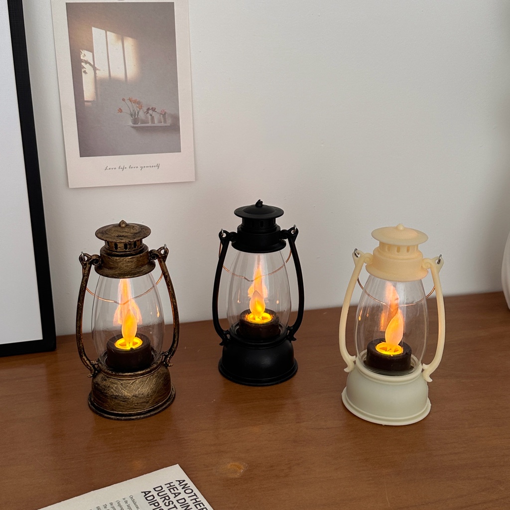 Đèn LED Hình Nến Phong Cách Retro Sáng Tạo Trang Trí Nhà Cửa