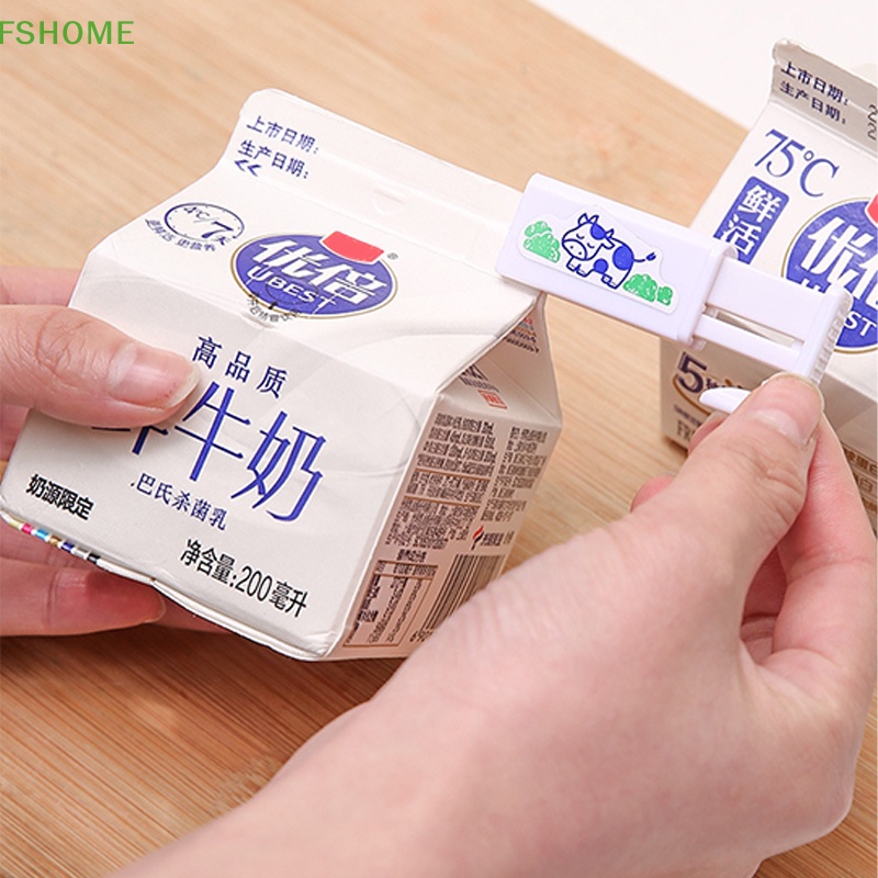Bộ 2 Kẹp Niêm Phong Túi Nhựa Đựng Sữa / Đồ Uống