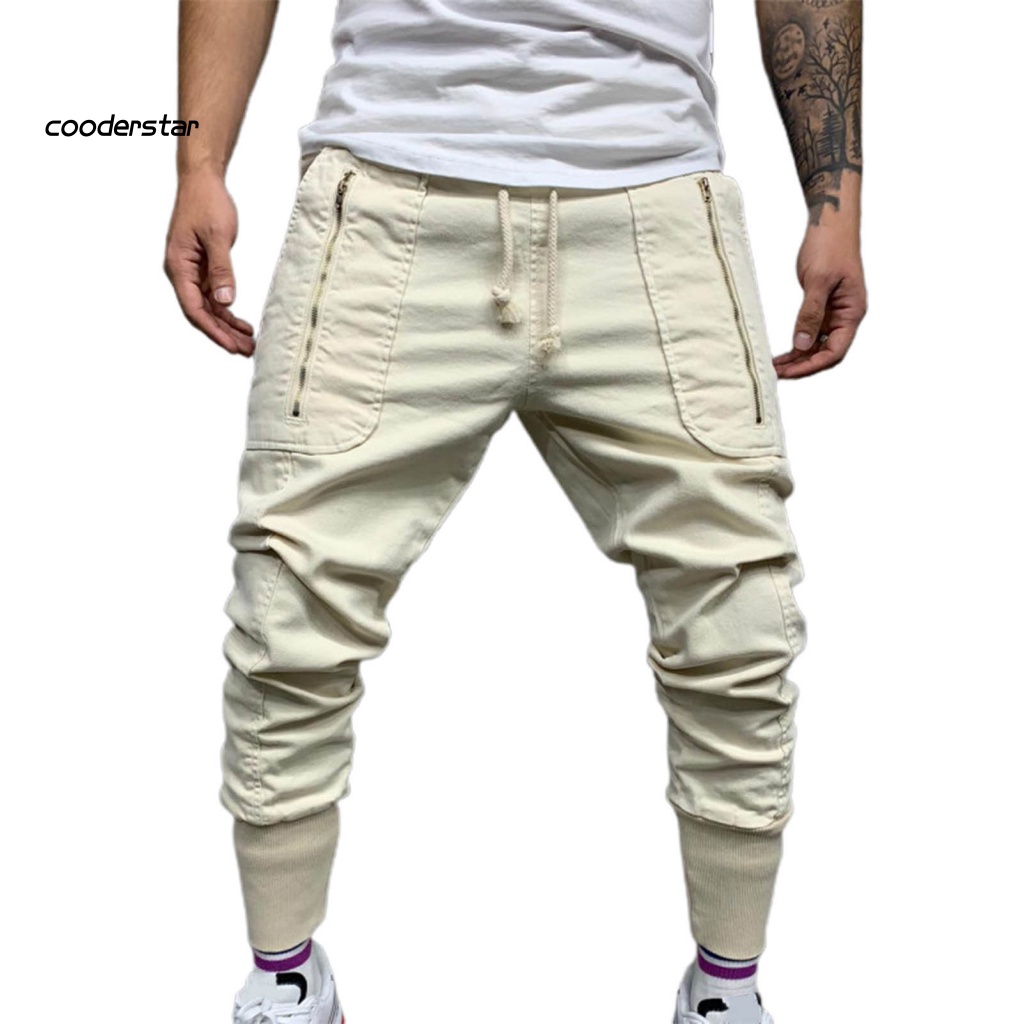 Quần Dài Thể Thao Rút Dây Màu Trơn Thời Trang Cho Nam