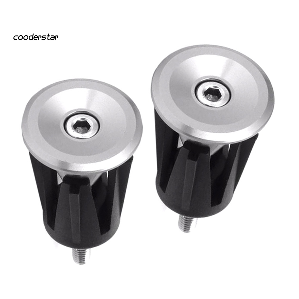 Set 2 Nút Gắn Tay Lái Xe Đạp Bằng Hợp Kim Nhôm Cao Cấp