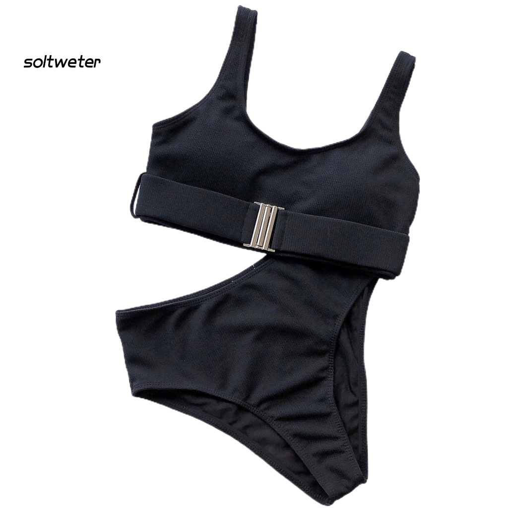 Bộ Đồ Bơi 2 Mảnh Màu Sắc Thời Trang Gợi Cảm Cho Nữ