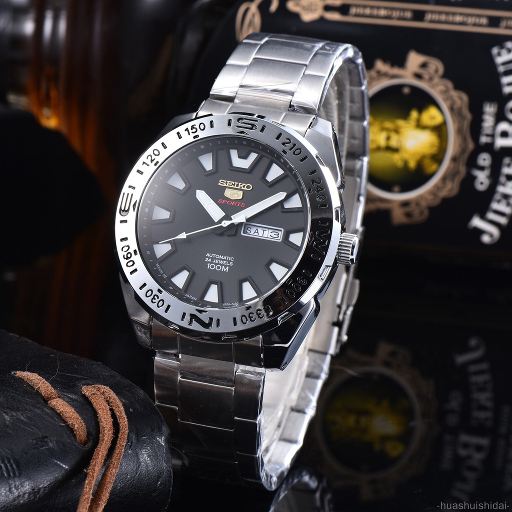 Đồng Hồ Đeo Tay Máy Quartz Dây Thép Thời Trang Lịch Lãm Cho Nam