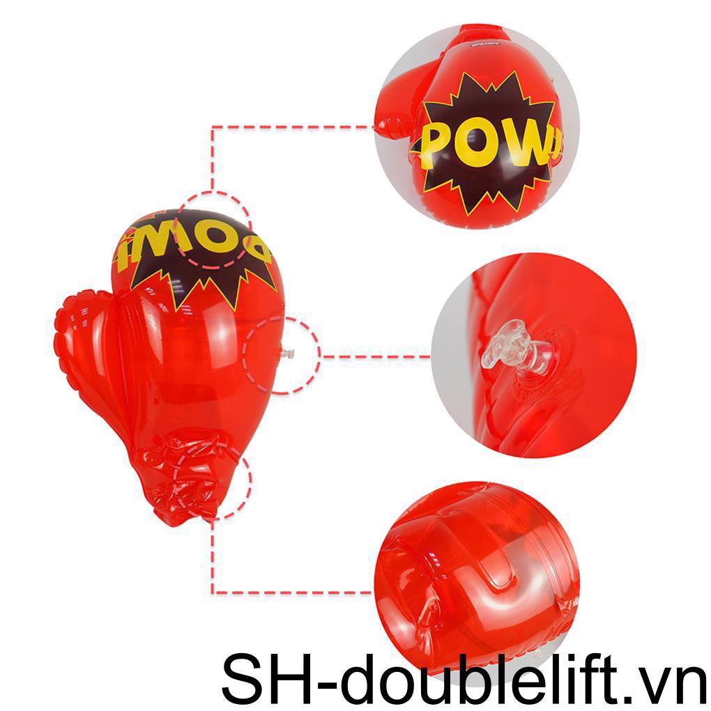 1 Cặp Găng Tay PVC Bơm Hơi Tập Đấm Bốc Cho Bé Trai